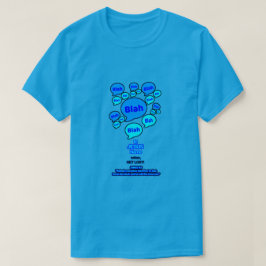Widerstehe dem Teufel - Blaues Logo - T-Shirt