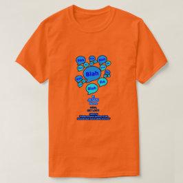 Widerstehe dem Teufel - Blaues Logo - T-Shirt