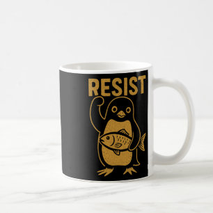 Widerstehe der Rebellischen Pinguin-Widerstandspro Kaffeetasse