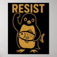 Widerstehe der Rebellischen Pinguin-Widerstandspro