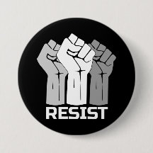 Widerstehe erhobenen Fäusten Protestdesign