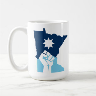 Widerstehe erhobener Faust in Minnesota Kaffeetasse