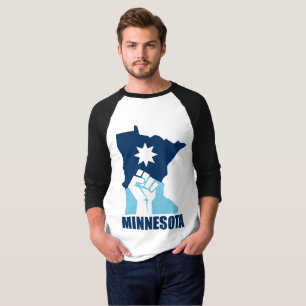 Widerstehe erhobener Minnesota-Faust T-Shirt