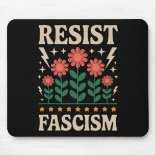 Widerstehe Faschismus Protest Trump Anti Trump Mousepad