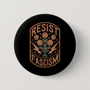 Widerstehe Faschismus Protestiere gegen Trump Anti Button