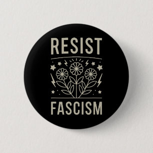 Widerstehe Faschismus Protestiere Trump Anti Trump Button