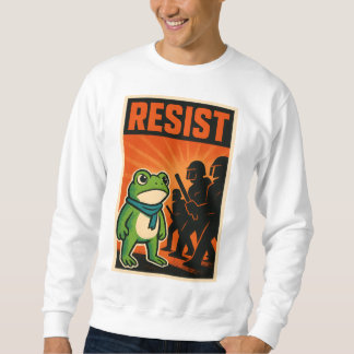 widerstehe Frosch, Frosch Widerstand, Portland Fro Sweatshirt