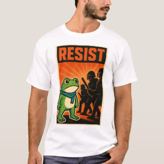 widerstehe Frosch, Frosch Widerstand, Portland Fro T-Shirt