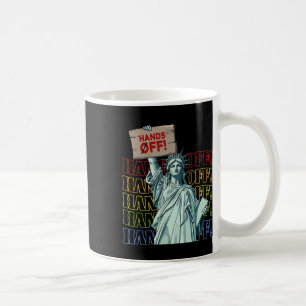 Widerstehe Hands Off Vintage We The People Amerika Kaffeetasse