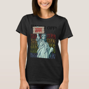 Widerstehe Hands Off Vintage We The People Amerika T-Shirt