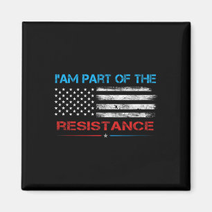 Widerstehe Ich Bin Teil Des Widerstands Anti Trump Magnet