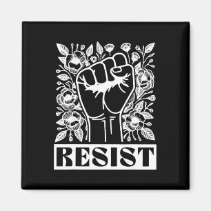 Widerstehe politischem Aktivismus Anti Trump Magnet