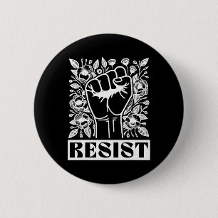 Widerstehe politischer Aktivismus Anti Trump Button