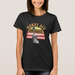 Widerstehe Statue of Liberty Hände weg Protest, Wi T-Shirt