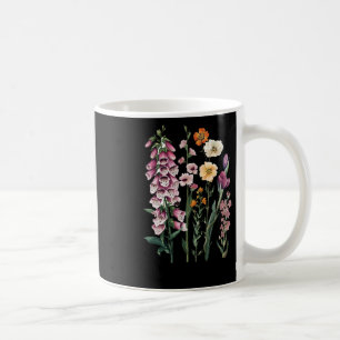 Widerstehe Subtilem Blumigem Protest Vintage Finge Kaffeetasse