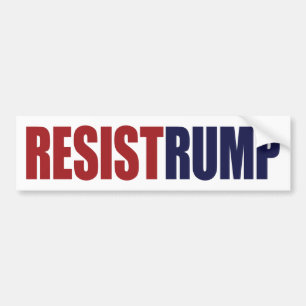 Widerstehe Trump - Anti Präsident Trump Autoaufkleber