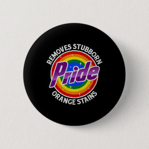 Widerstehe Trump Entferne Hartnäckige Orange Fleck Button