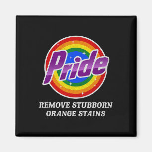 Widerstehe Trump Entferne Hartnäckige Orange Fleck Magnet