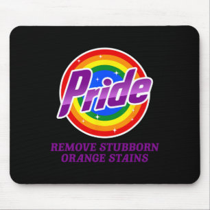 Widerstehe Trump Entferne Hartnäckige Orange Fleck Mousepad