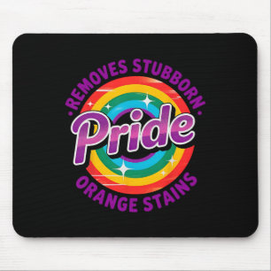 Widerstehe Trump Entferne Hartnäckige Orange Fleck Mousepad
