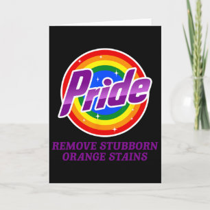 Widerstehe Trump Entferne Hartnäckige Orangefarben Karte