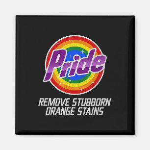 Widerstehe Trump Entferne Hartnäckige Orangefarben Magnet