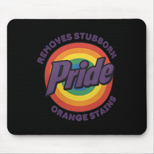 Widerstehe Trump Entferne Hartnäckige Orangefarben Mousepad