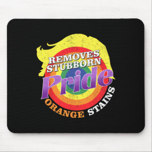 Widerstehe Trump Entferne Hartnäckige Orangefarben Mousepad