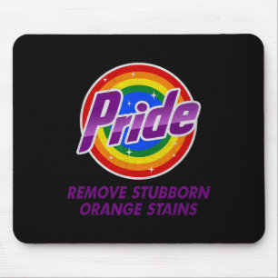 Widerstehe Trump Entferne Hartnäckige Orangefarben Mousepad