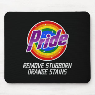Widerstehe Trump Entferne Hartnäckige Orangefarben Mousepad