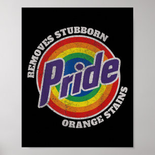Widerstehe Trump Entferne Hartnäckige Orangefarben Poster