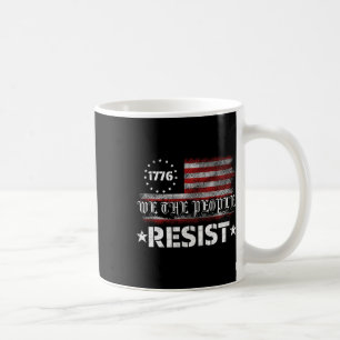 Widerstehe Trump Protest Anti Politisch Us Flagge Kaffeetasse