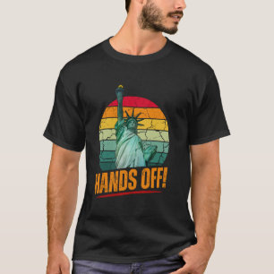 Widerstehe Widerstand Statue der Freiheit Hände we T-Shirt