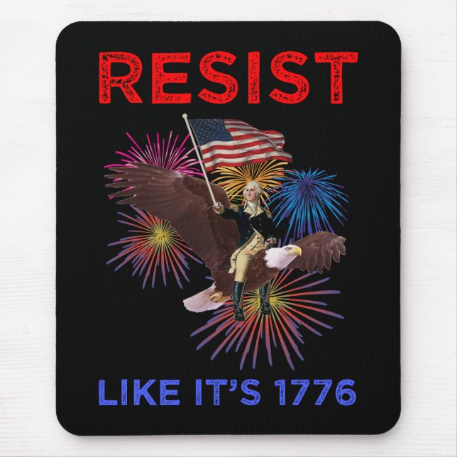 Widerstehe wie 1776 mousepad (Vorne)