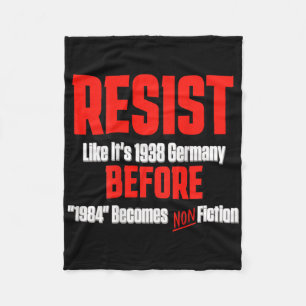 Widerstehe wie 1938 bevor Orwells 1984 zur Nicht-F Fleecedecke