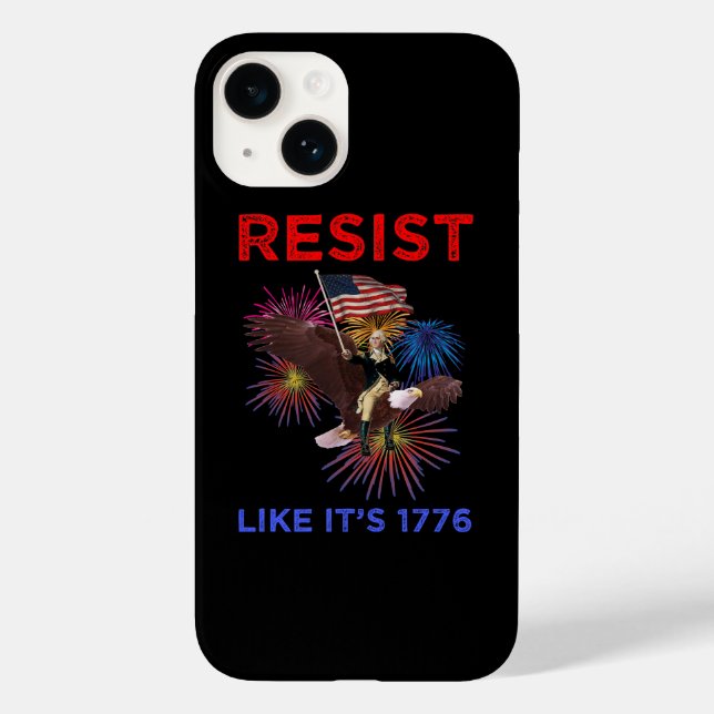 Widerstehe wie es 1776 ist Case-Mate iPhone hülle (Rückseite)