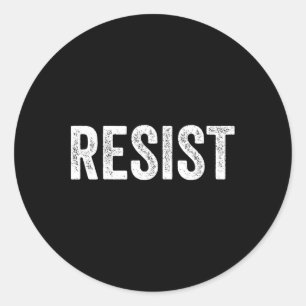 Widerstehen Anti-Trump Protestmarsch Politisch Tro Runder Aufkleber