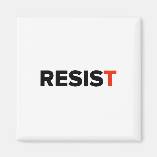 Widerstehen. Anti Trump #resists 1 Magnet
