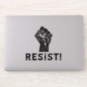 Widerstehen! Fäuste Aufkleber