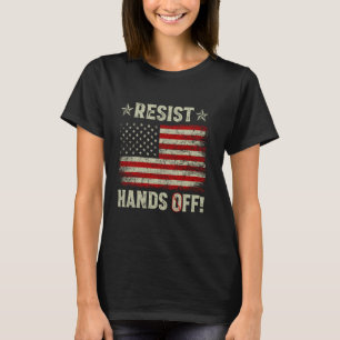 Widerstehen Hände weg Protest Sozialversicherung M T-Shirt