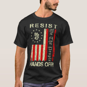 Widerstehen Hände weg Protest Sozialversicherung M T-Shirt