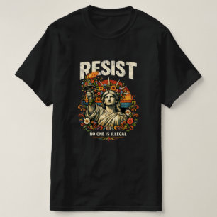 Widerstehen: "Niemand ist illegal" T-Shirt