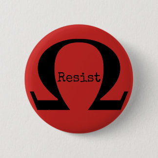 Widerstehen Sie dem Knopf (rot) Button