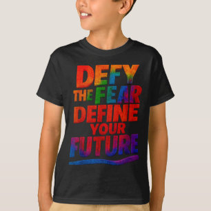 Widerstehen Sie der Angst Definieren Sie Ihre Zuku T-Shirt