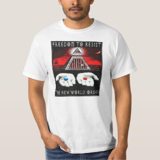 Widerstehen Sie der neuen Weltordnung T-Shirt