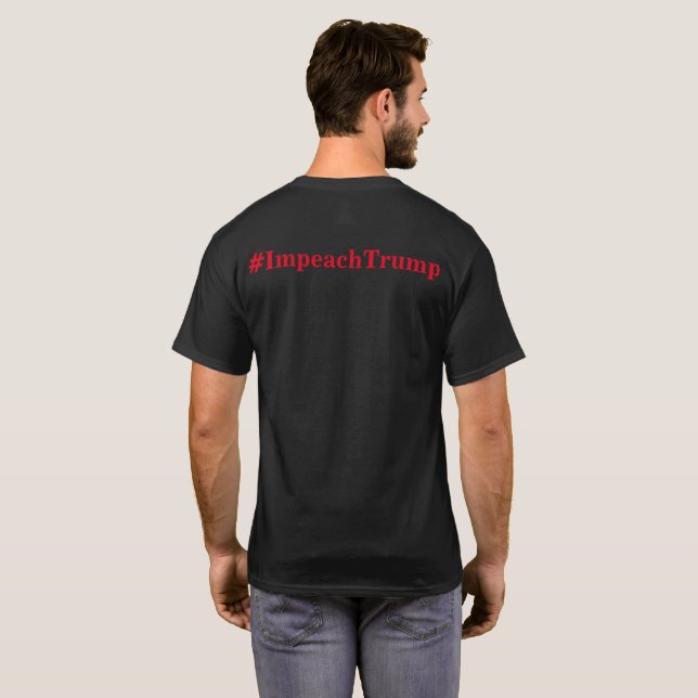 WIDERSTEHEN Sie -- Klagen Sie Trumpf-T - Shirt an (Schwarz voll)