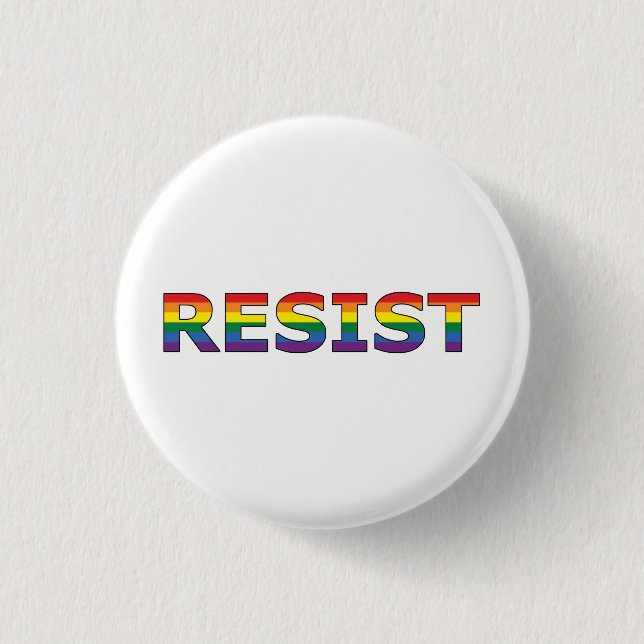 WIDERSTEHEN SIE - LGBT BUTTON (Vorderseite)