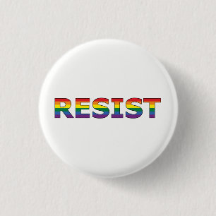 WIDERSTEHEN SIE - LGBT BUTTON