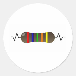Widerstehen Sie Runder Aufkleber