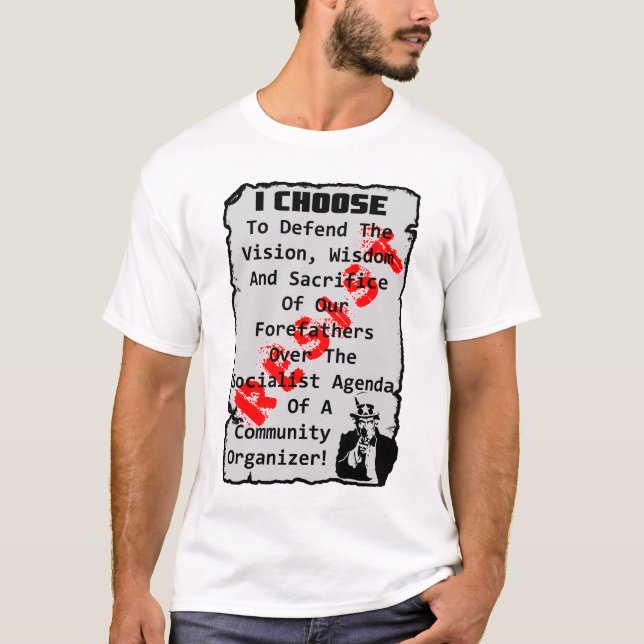 Widerstehen Sie! T-Shirt (Vorderseite)